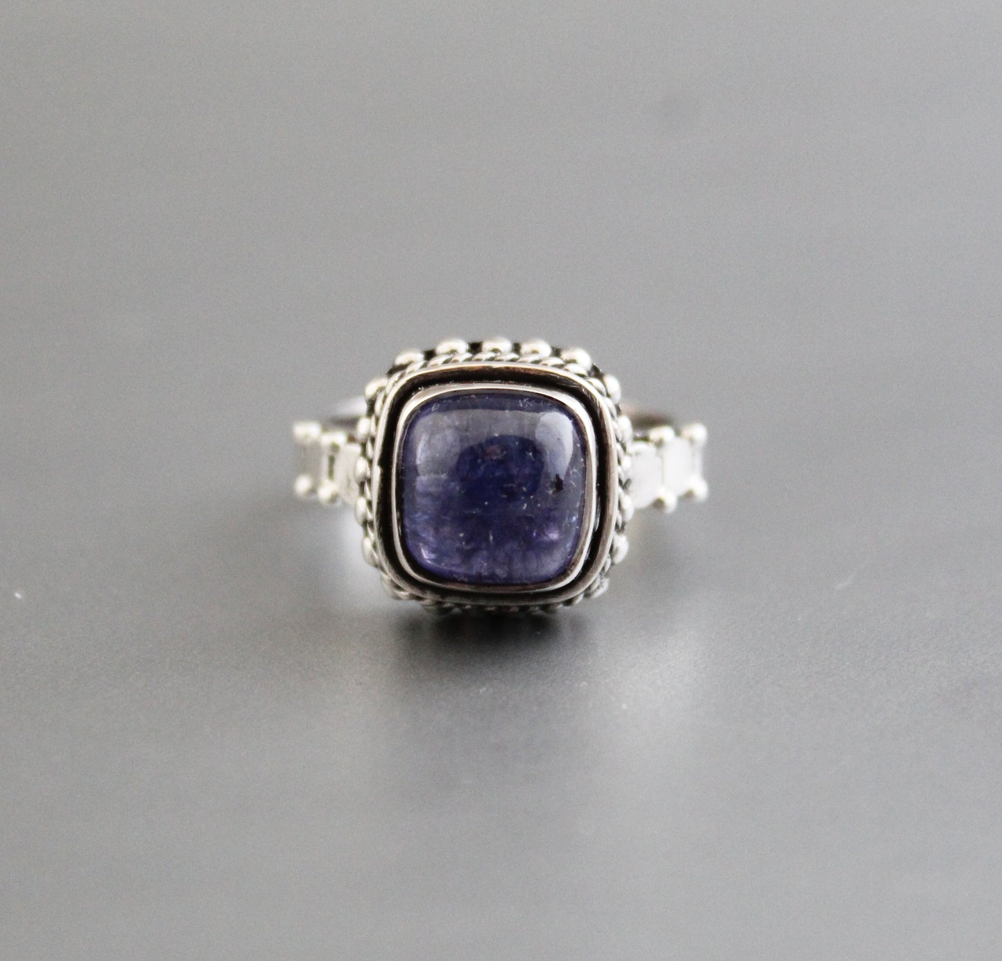 Tanzanite Silver Ring