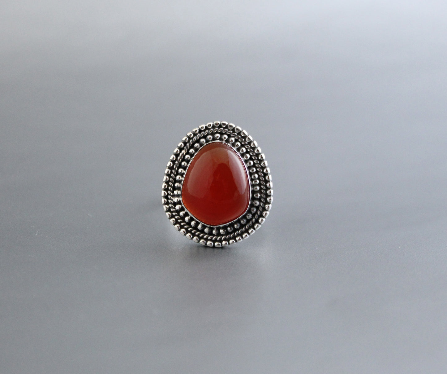 Carnelian  Gemstone Ring