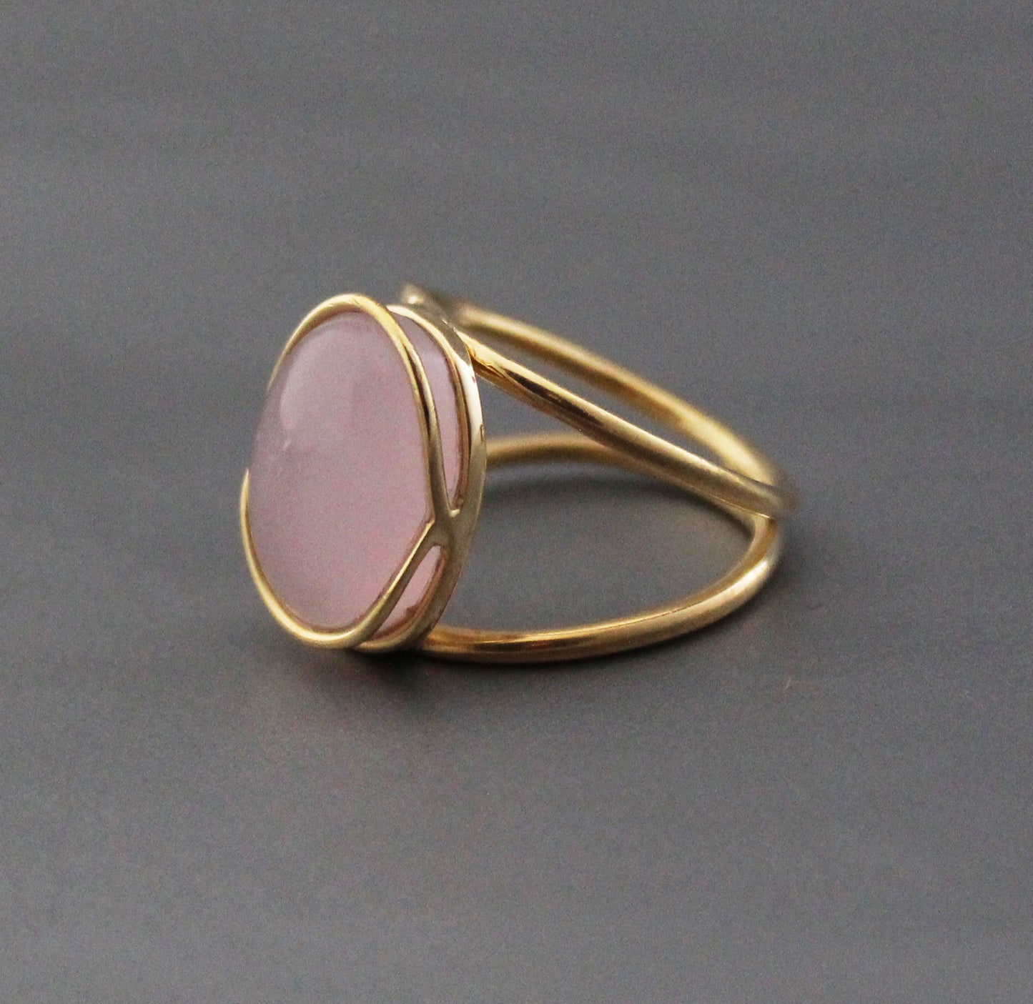 Pink Chalcedony Ring