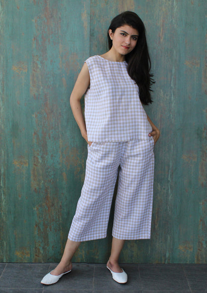 Linen Checks Co-Ord Set