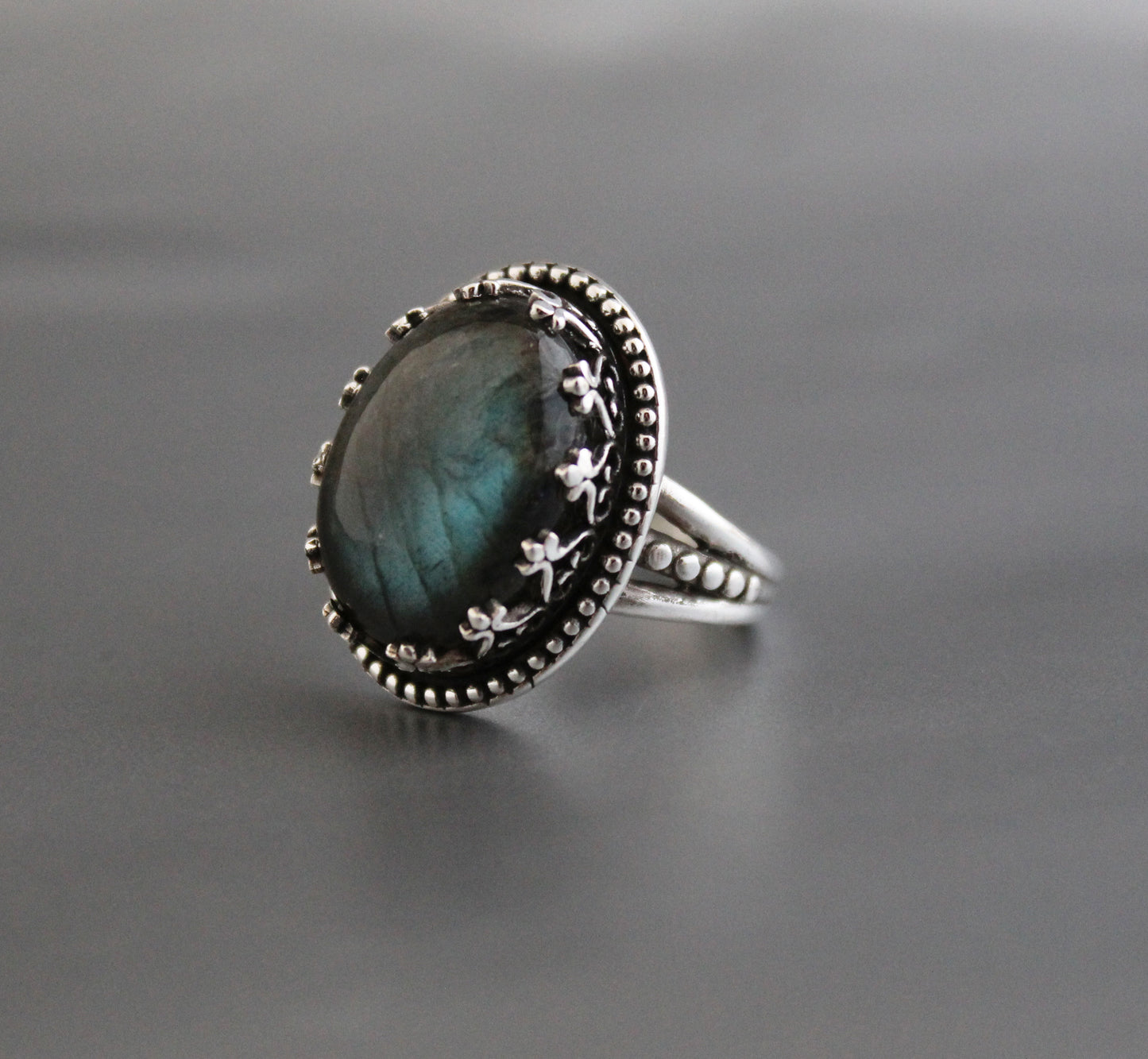 Labradorite Sterling Silver Ring