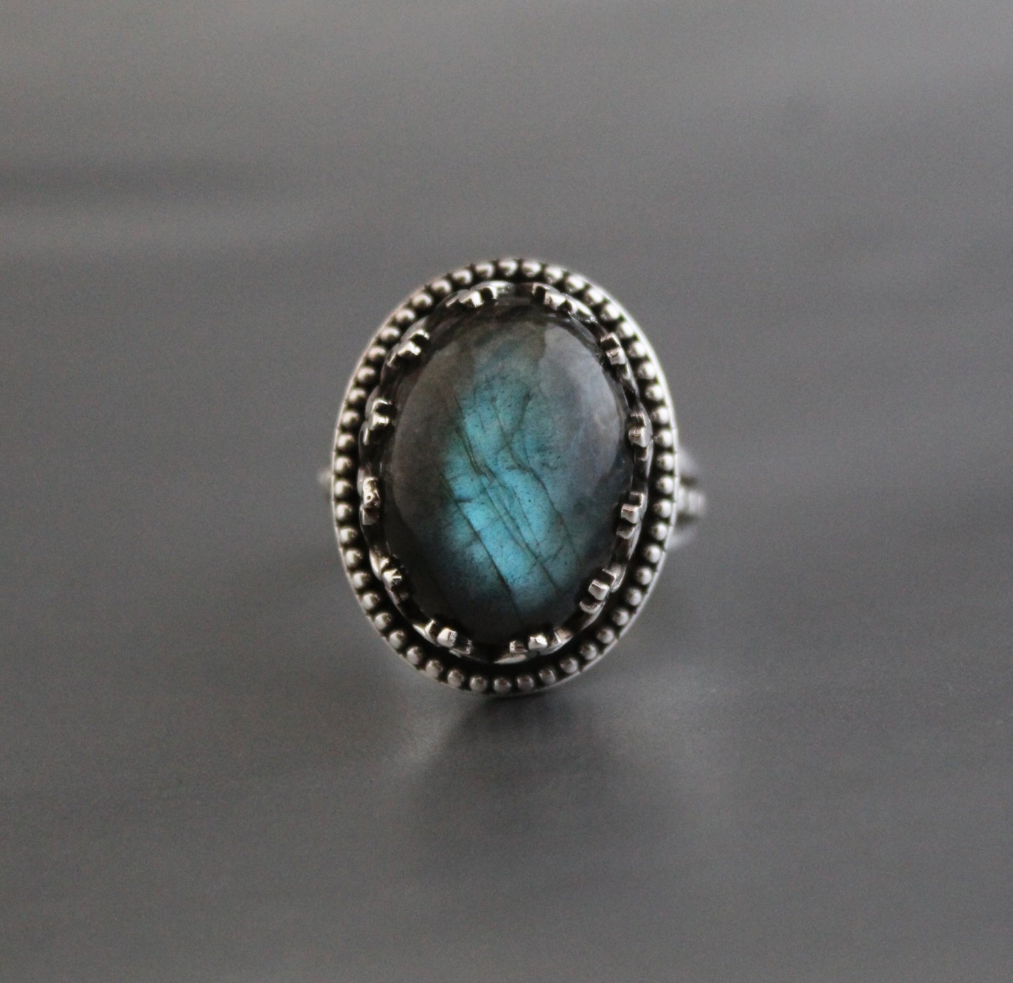 Labradorite Sterling Silver Ring