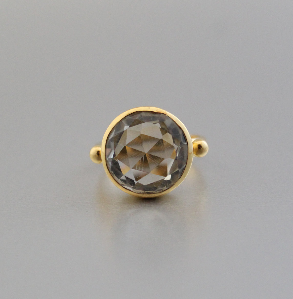 Green Amethyst Ring