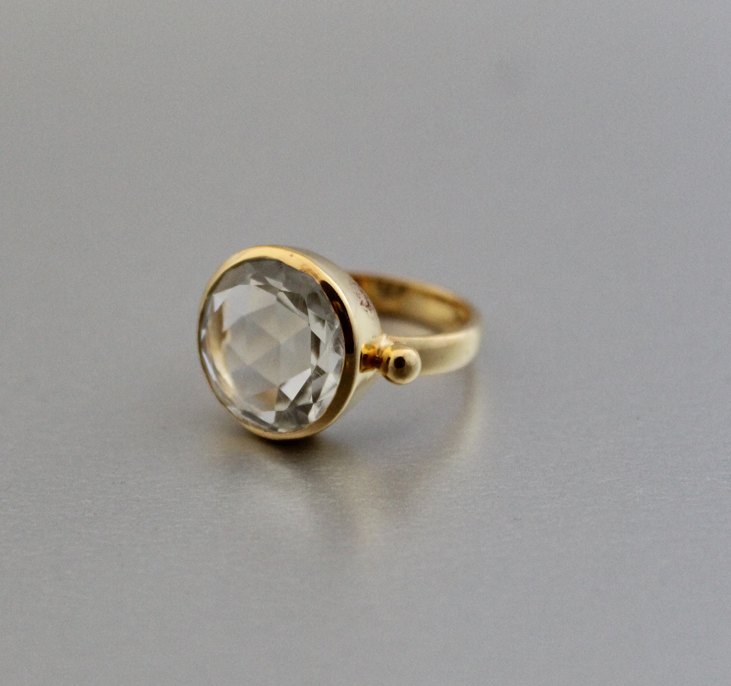 Green Amethyst Ring