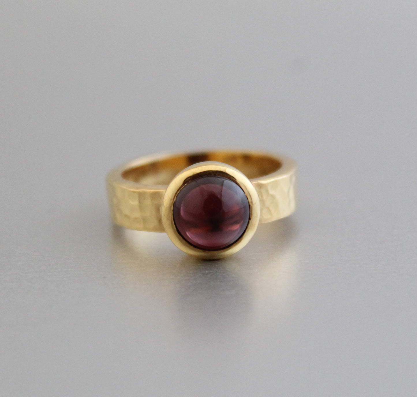 Natural Garnet Ring