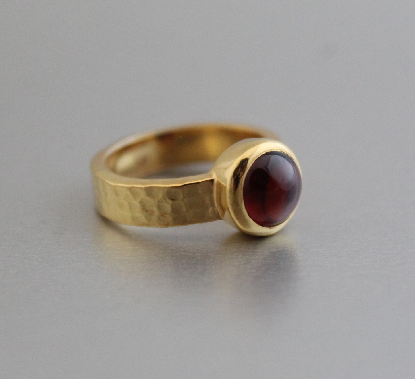 Natural Garnet Ring