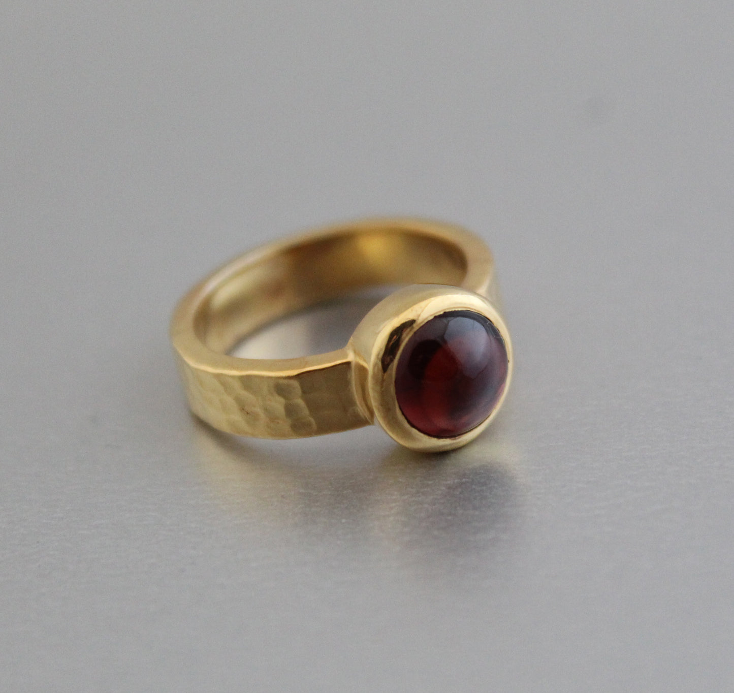 Natural Garnet Ring