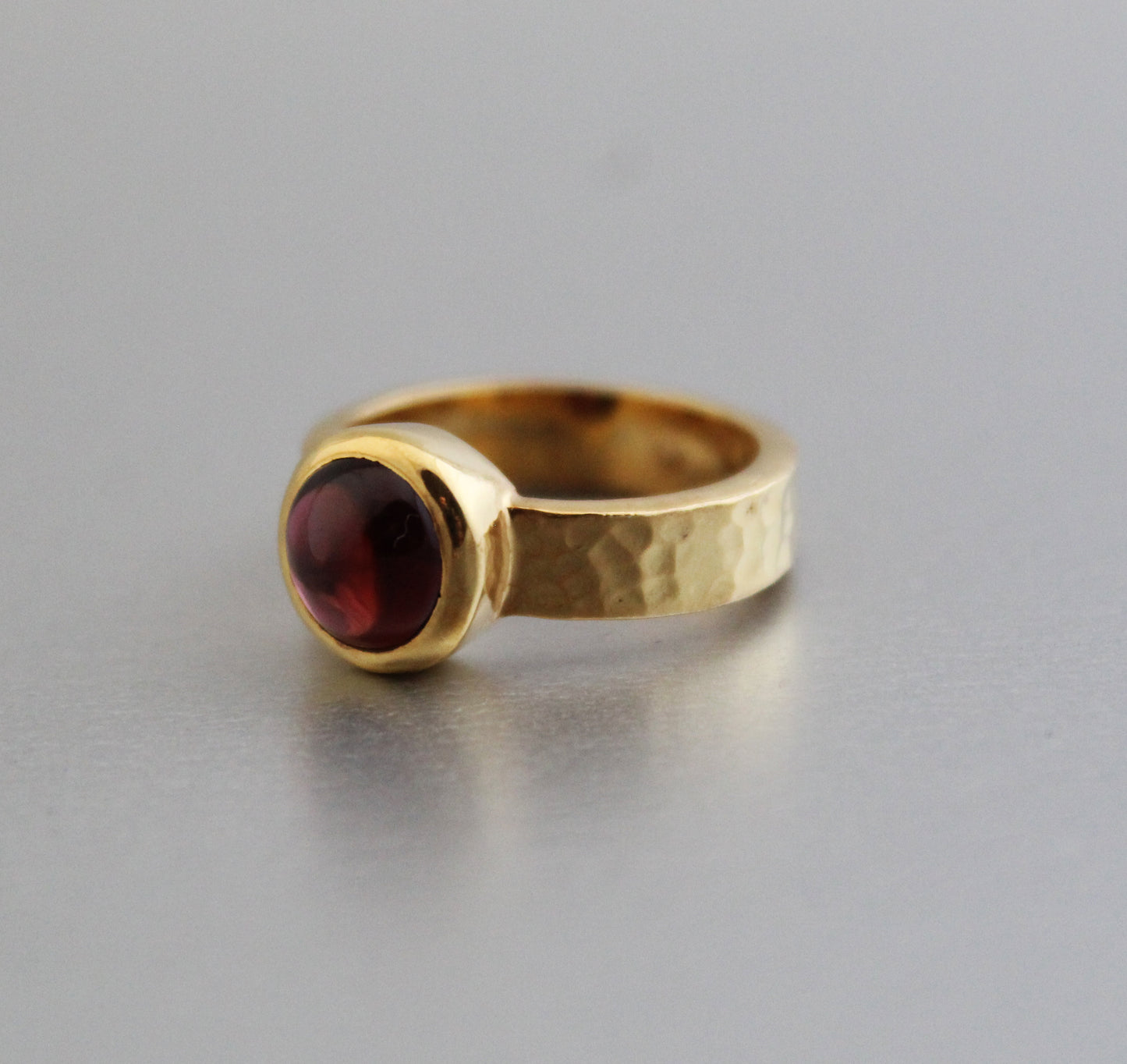 Natural Garnet Ring