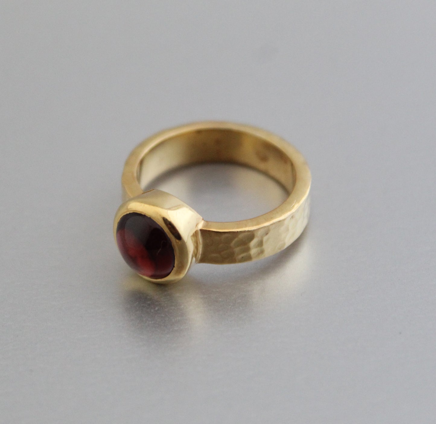 Natural Garnet Ring