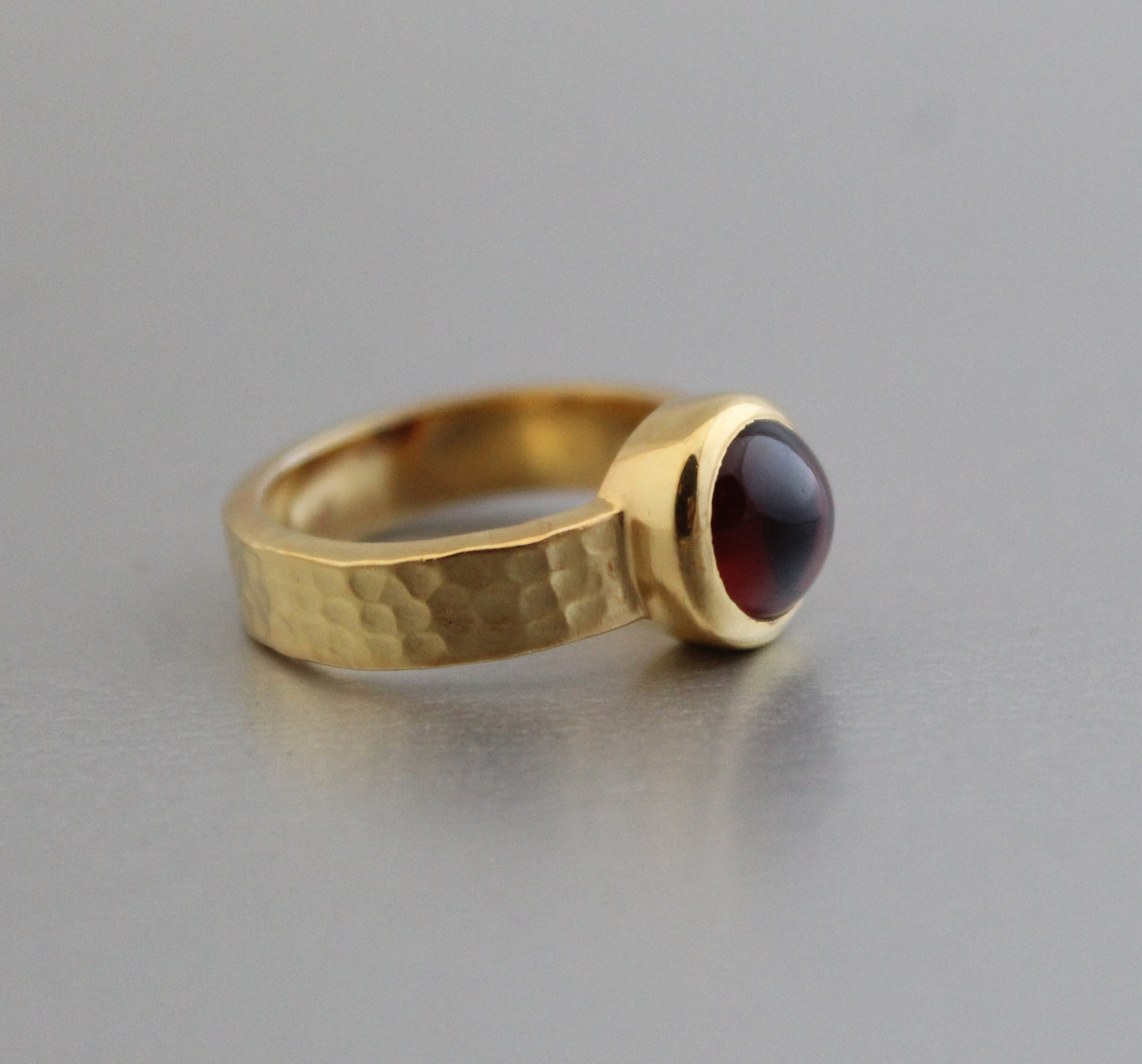 Natural Garnet Ring