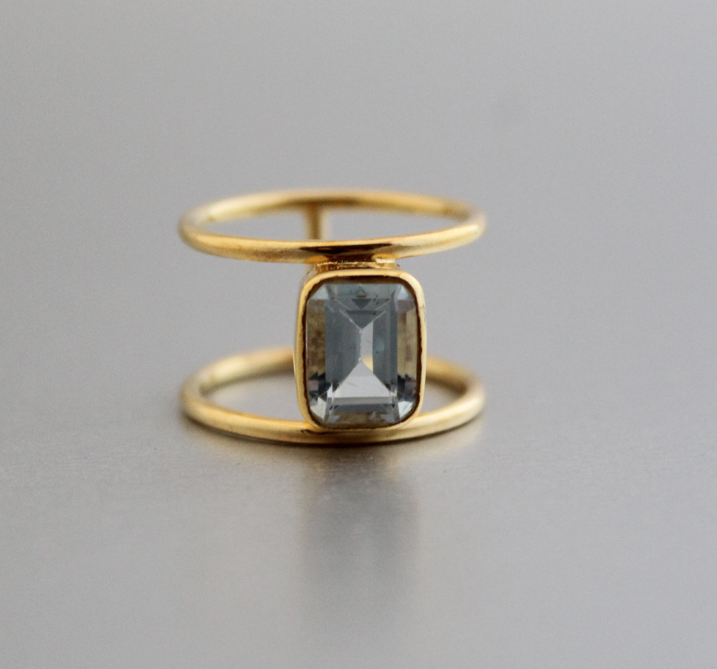 Natural Aquamarine Ring