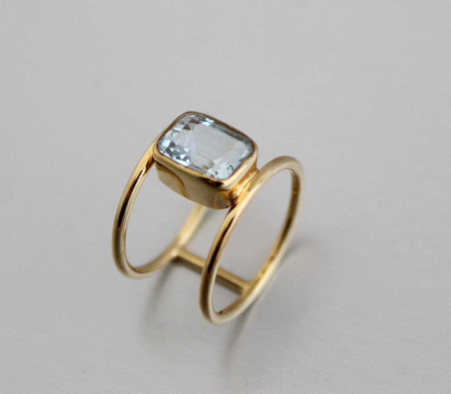 Natural Aquamarine Ring