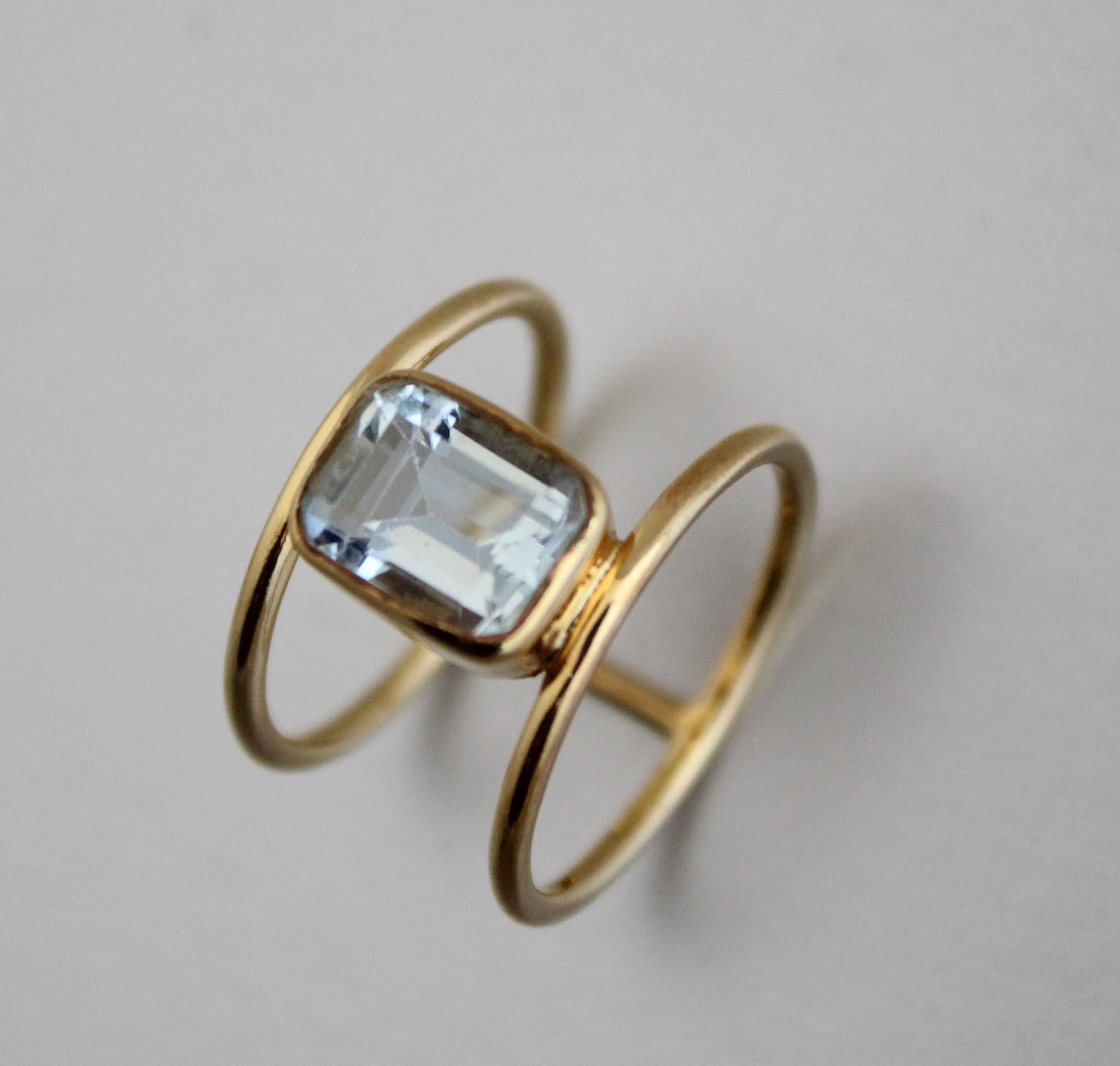 Natural Aquamarine Ring