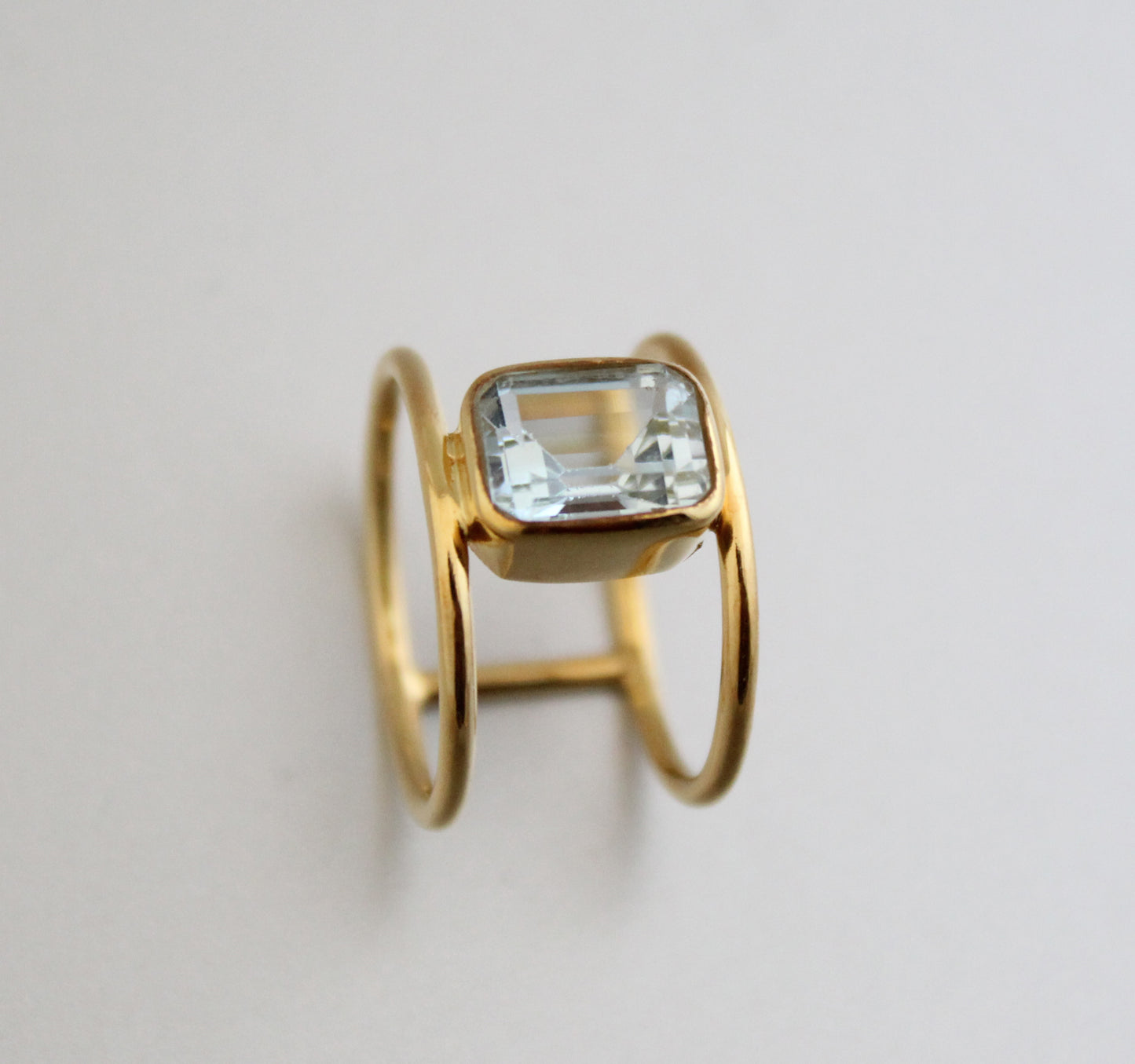 Natural Aquamarine Ring