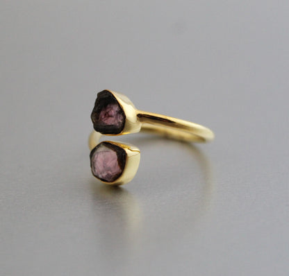 Raw Tourmaline Ring