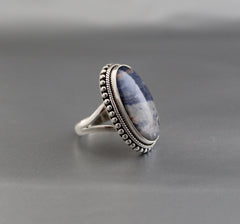 Blue Jasper ring
