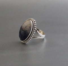 Blue Jasper ring