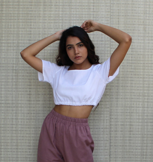 Short Sleeve Summer Casual Crop Top