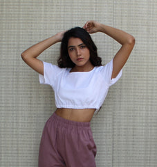 Short Sleeve Summer Casual Crop Top