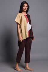 Square Linen, Oversized Linen Boxy Top