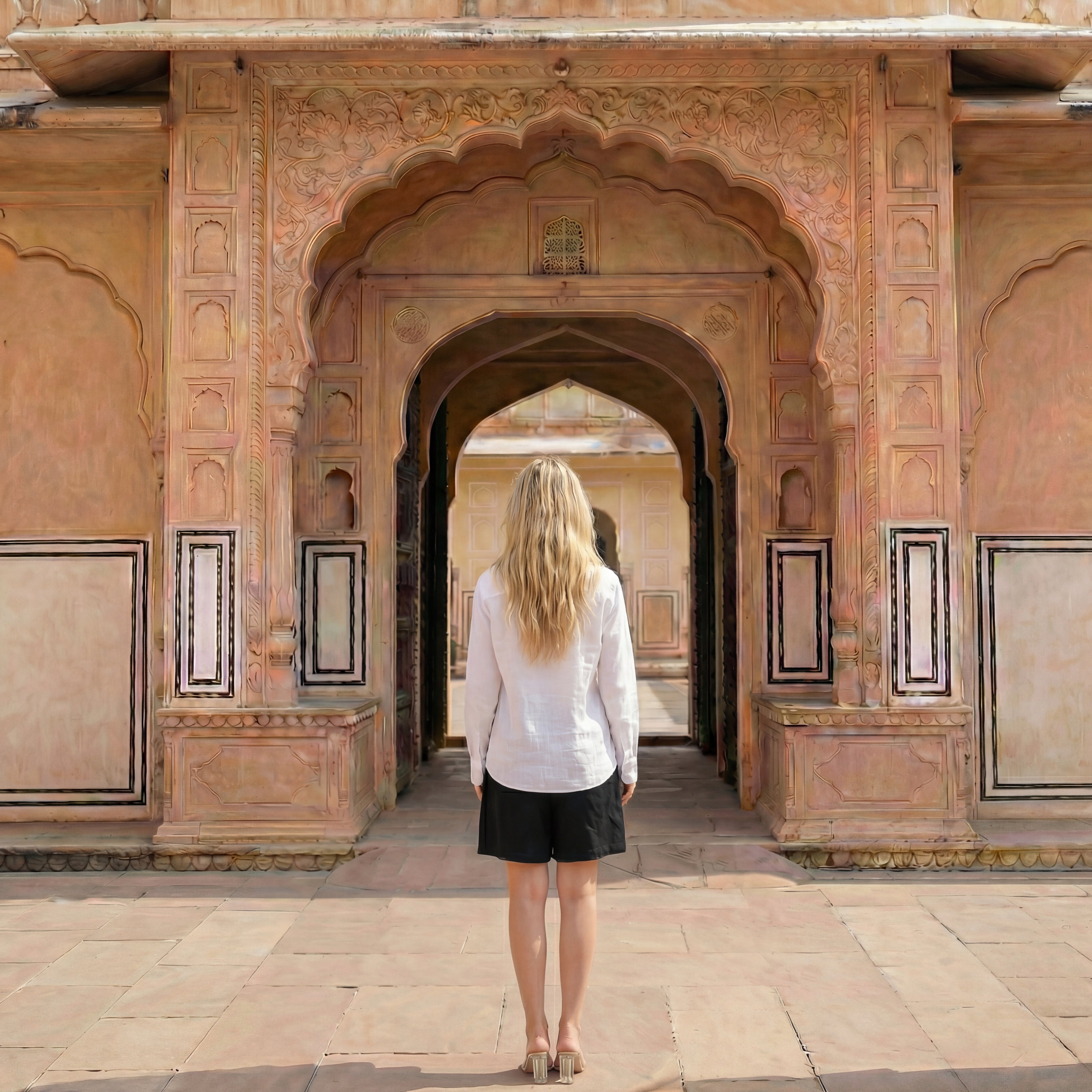 White Horizon Pure Linen Shirt