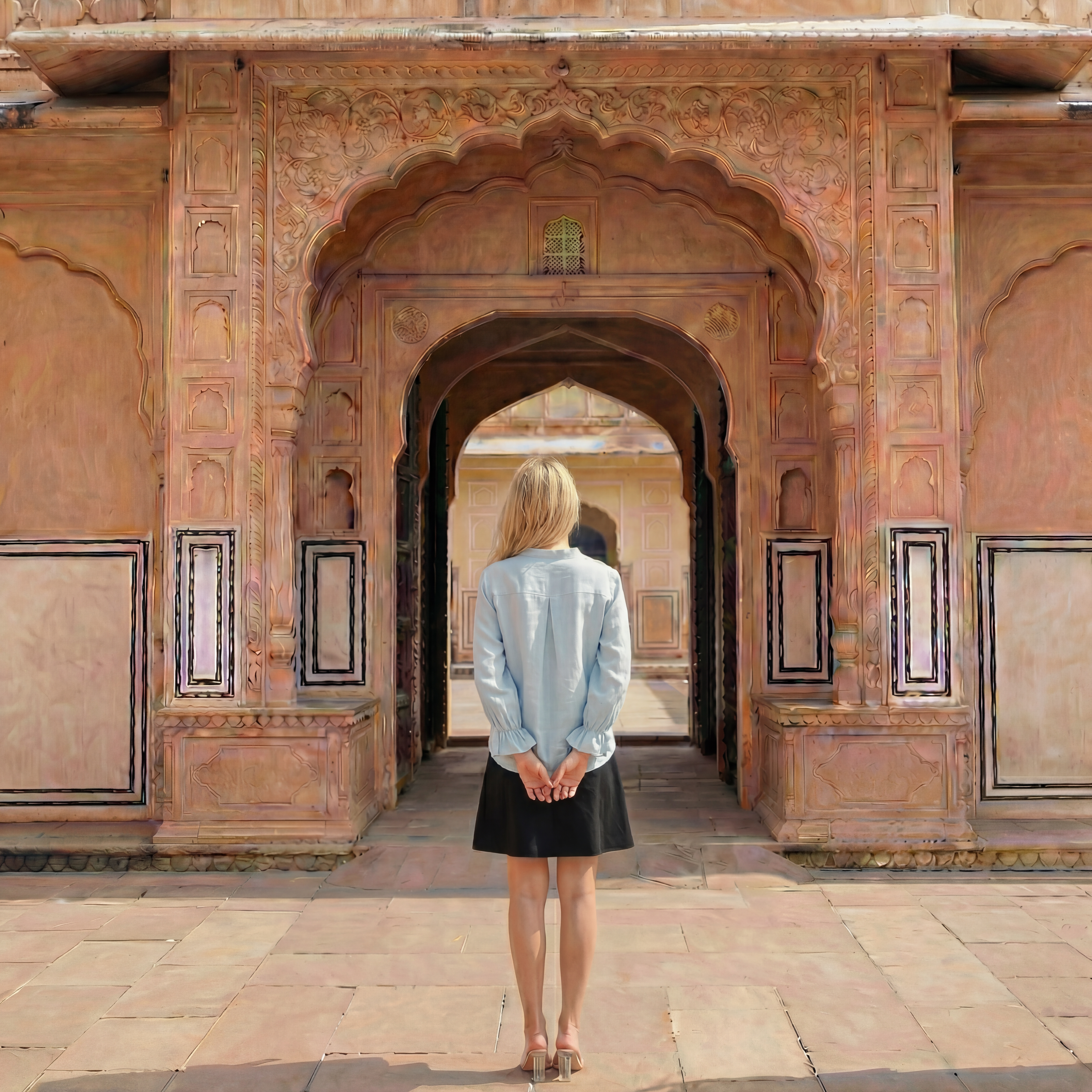 Sky Drift Pure Linen Shirt