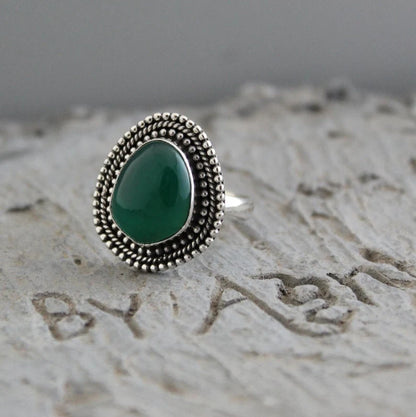 Green Onyx Ring