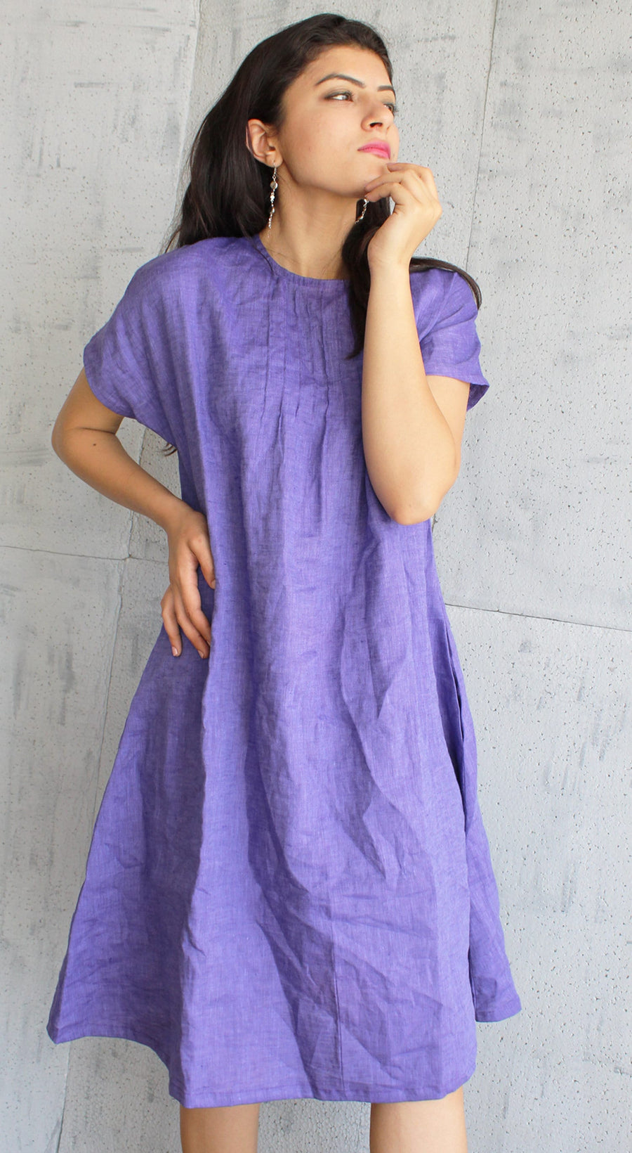 Linen Tunic Dress with Bow Back, photo 5