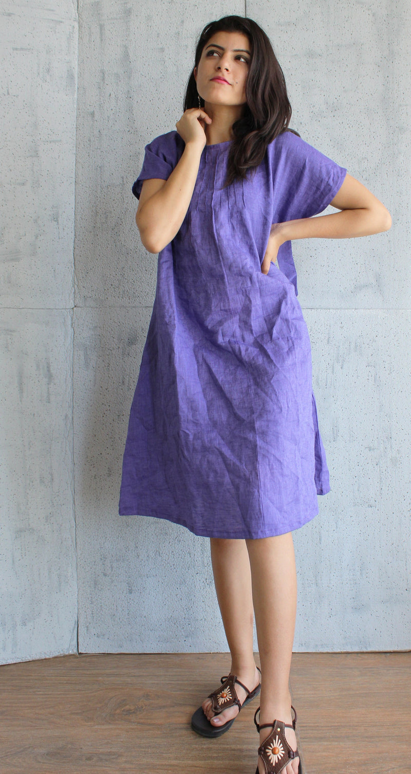 Linen Tunic Dress with Bow Back, photo 4