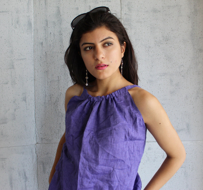 Pure Linen Halter Tank Top, photo 3