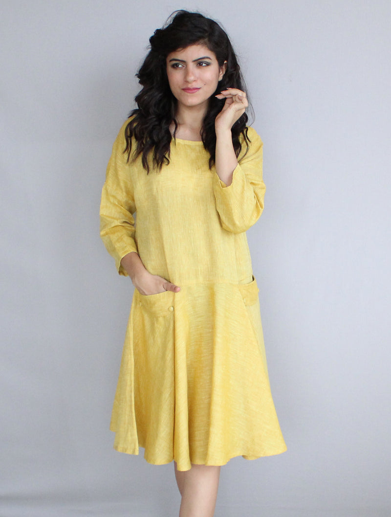 Linen Dress With Pockets, Linen Midi Dress, Linen Tunic, Plus Size Linen, Linen Clothing, Linen shift dress, Women, Linen Clothing