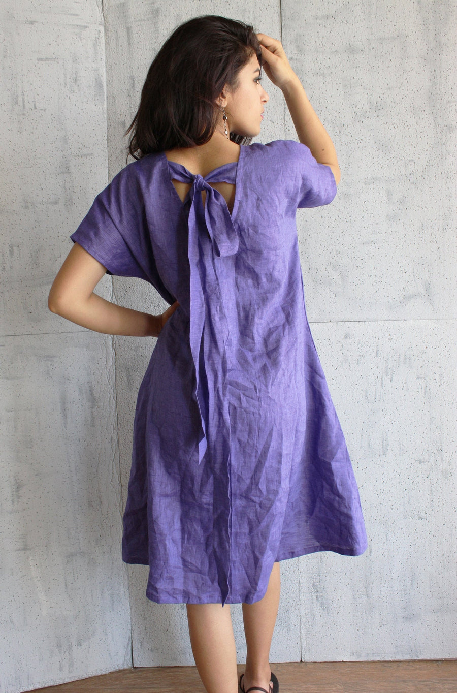 Linen Tunic Dress with Bow Back, photo 3