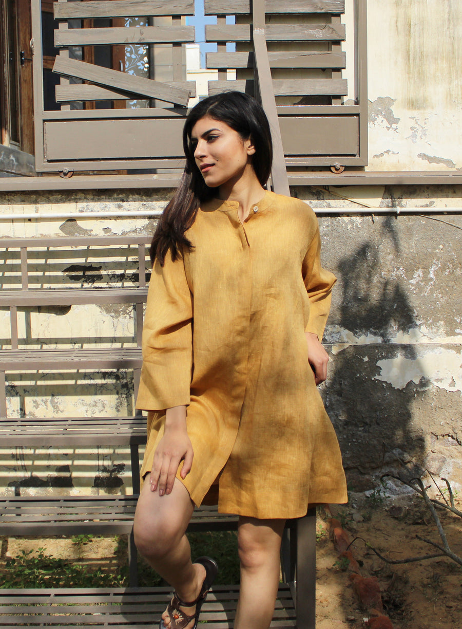 Loose Linen Dress with Long Sleeves, photo 5