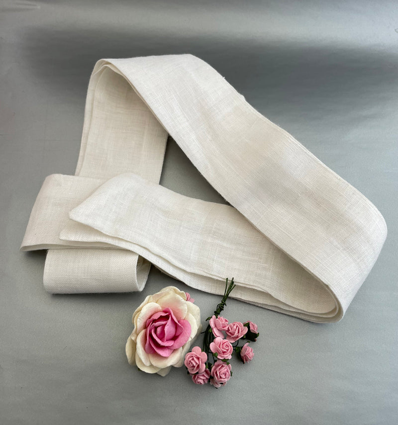 Handmade Linen Belt, Fabric Dress Belt, Belt for Linen Dress, women Linen belt, Belts for Dresses, Belt for Women, Maternity Belts