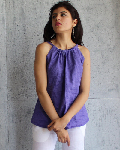 Pure Linen Halter Tank Top, photo 6