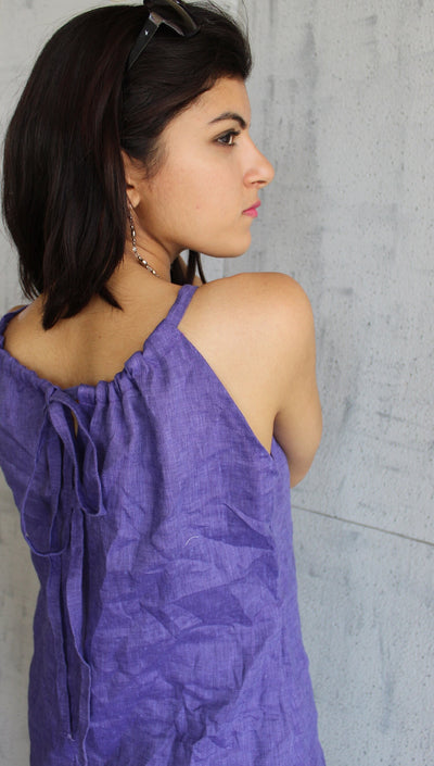 Pure Linen Halter Tank Top, photo 5