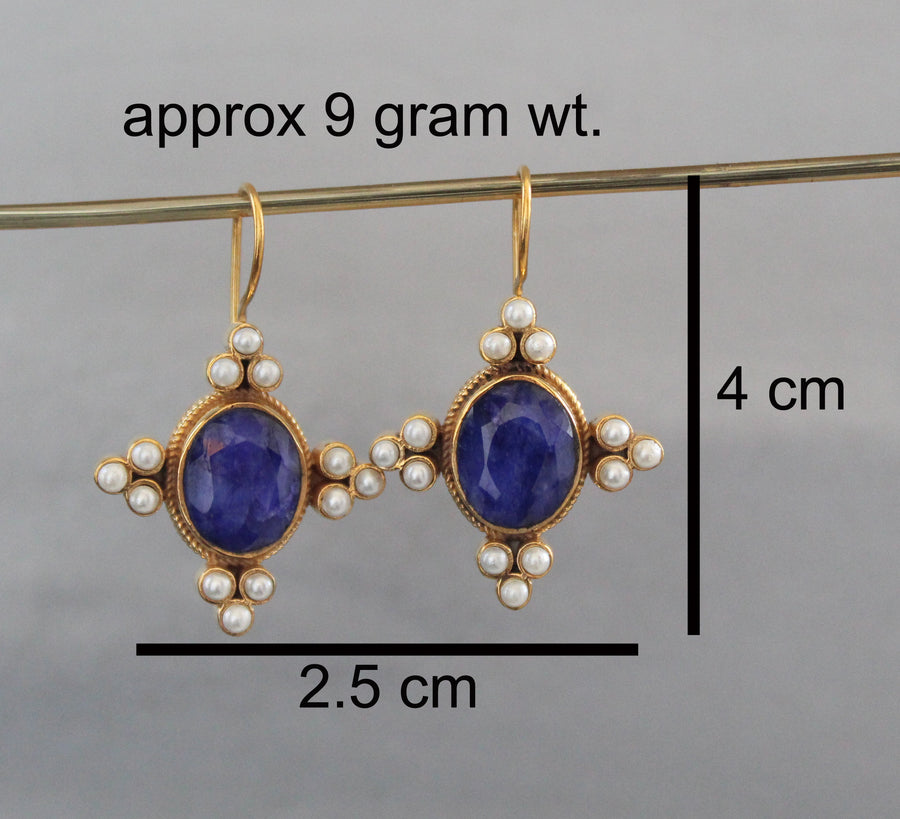 Emerald Oval Intaglio Earrings, 1920s Bridal Style, Gold, photo 3