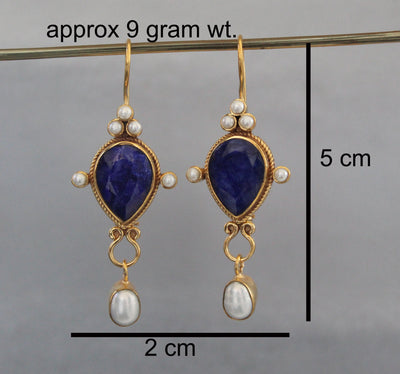 Emerald Earrings, Edwardian Style, Gold, photo 3