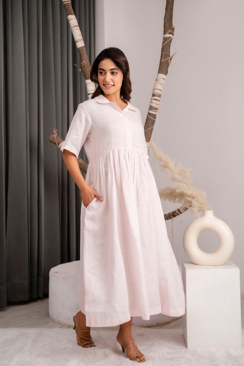 Long Linen Dress, Loose Linen Dress, Plus Size Clothing, Classic Linen Dress Women, Elegant Linen Dress, Premium Linen Clothing for Women