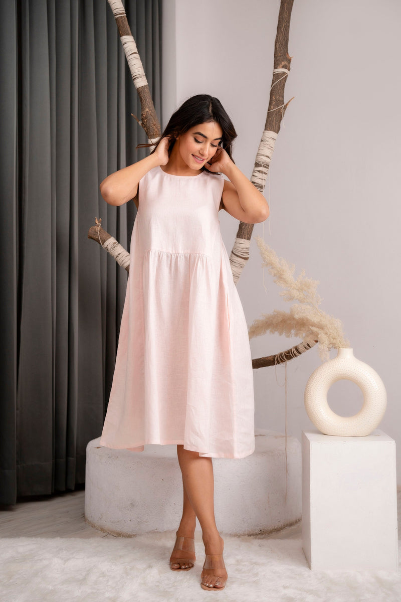 Sleeveless Linen Midi Dress, photo 2