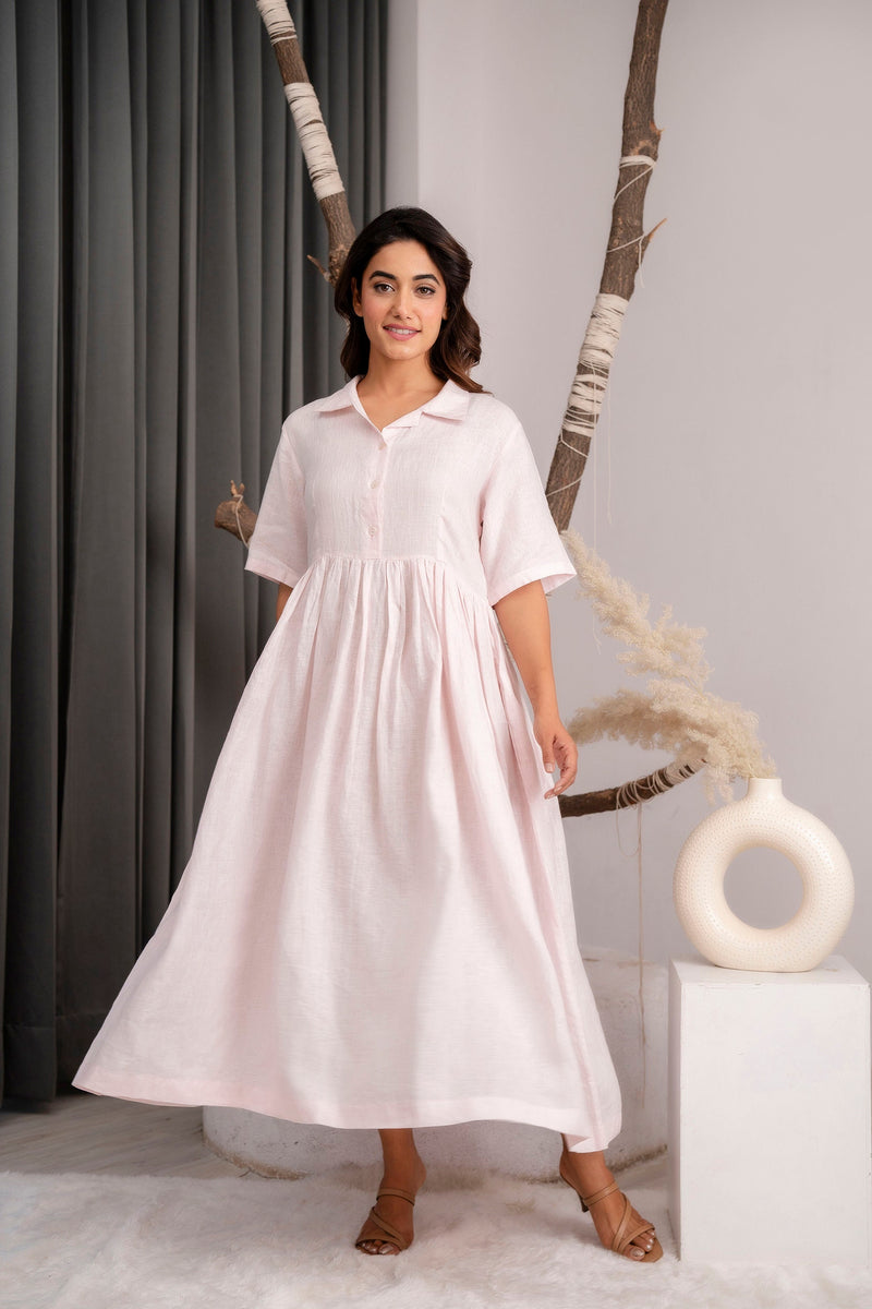 Long Linen Dress, Loose Linen Dress, Plus Size Clothing, Classic Linen Dress Women, Elegant Linen Dress, Premium Linen Clothing for Women