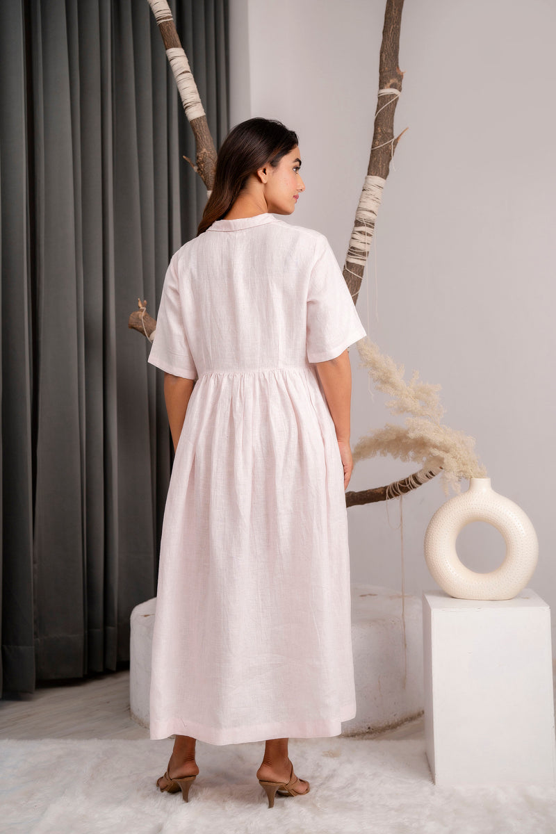 Long Linen Dress, Loose Linen Dress, Plus Size Clothing, Classic Linen Dress Women, Elegant Linen Dress, Premium Linen Clothing for Women