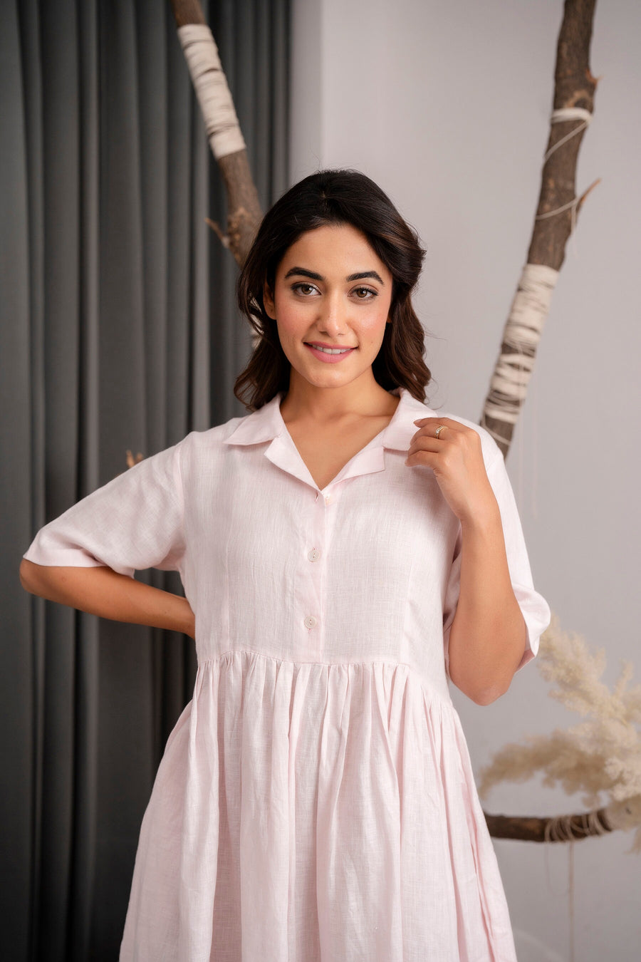 Long Linen Dress, Loose Linen Dress, Plus Size Clothing, Classic Linen Dress Women, Elegant Linen Dress, Premium Linen Clothing for Women