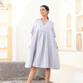 Loose Linen V-Neck Dress, Oversized Summer Beach Smock, linen dress forwomen, linen oversize dress, custom linen dress, soft linen dresses,