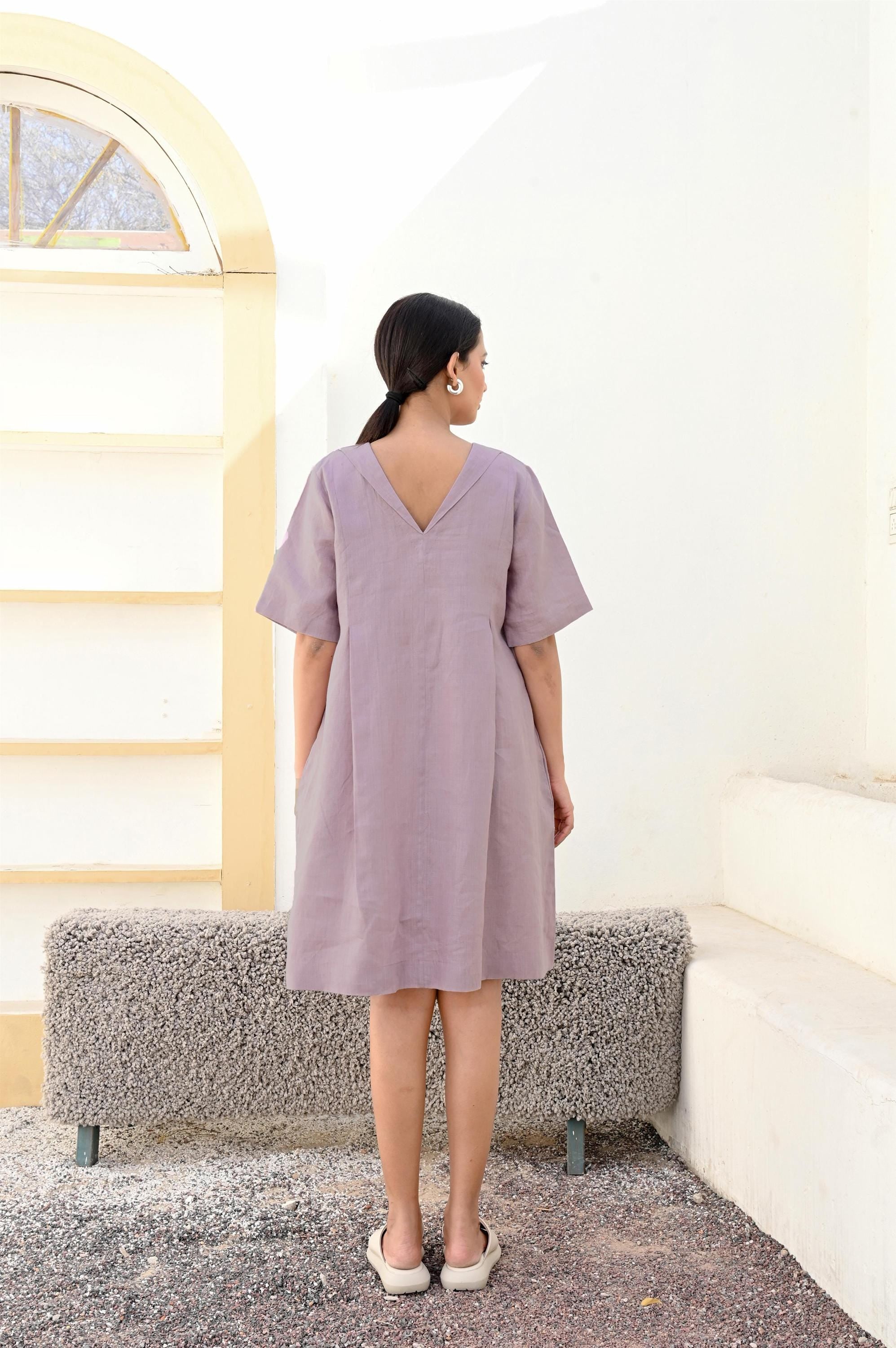 Linen Tunic Dress, Midi Length Linen Dress, Plus Size Clothing, Loose Linen Dress, Linen tunic, Christmas Gift for Her,Oversized Tunic Dress