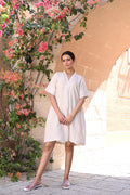 Loose Linen Tunic Dress, Washed Soft Linen, Plus Size Everyday Wear, V neck linen dress, women linendress