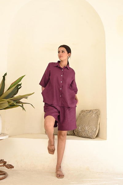 High Waisted Linen Shorts, Summer Shorts, loose shorts, oversized shorts, Plus size bottoms, Loose Fit Linen Shorts with Pockets