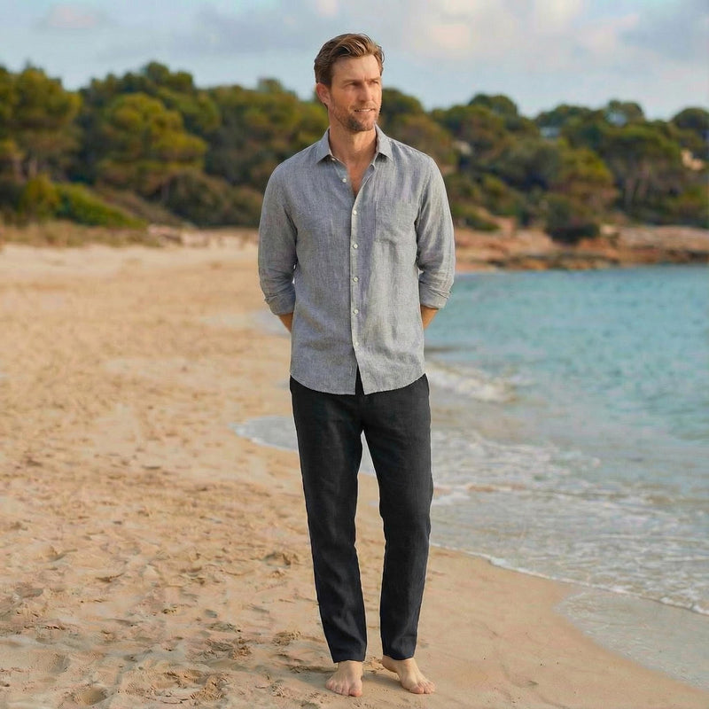 Men's Relaxed Linen Shirt for Daily Wear, photo 4