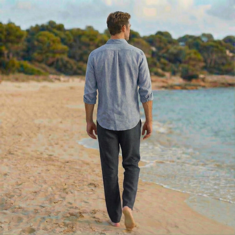 Men's Relaxed Linen Shirt for Daily Wear, photo 3
