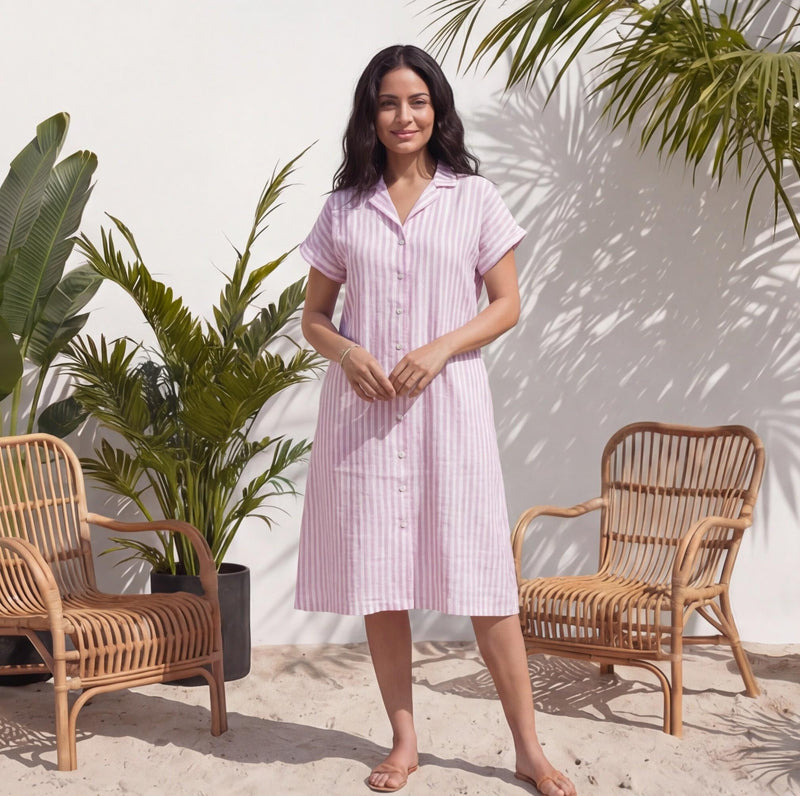 Striped Linen Dress, photo 4